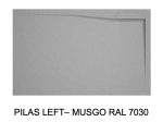Bac douche italienne design, avec évacuation d'eau en angle, Largeur 110 à 200 x l. 70 à 90 cm, anti glissant, fabrication sur mesure, LIVRAISON OFFERT